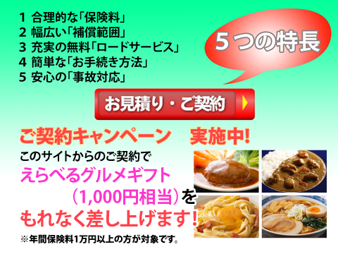 お見積り・ご契約チューリッヒのスーパーバイク保険